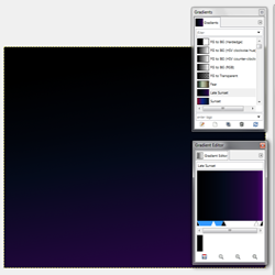 Free Black to Dark Blue Gradient file for GIMP Download
