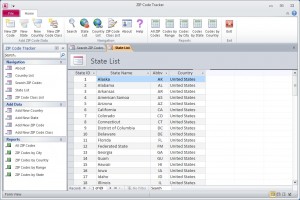 ZIP Code Tracker 2010 – State List Form